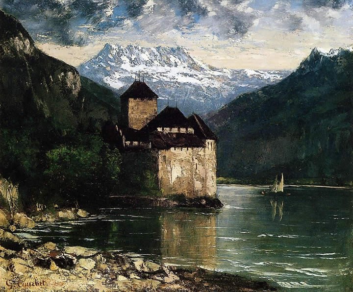 Gustave Courbet Ch_teau of Chillon 2